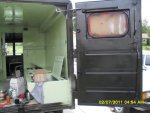 03 After finish coat passenger rear door painted and rear facing door opening painted.jpg