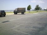 Unimog & Miss.River, Memphis,TN 7-4-2010.jpg