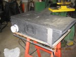 fabricating stainless steel brackets for holding tank.JPG