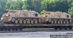 MILITARY TRAIN, DODX Department of Defense Railcars Macon Georgia Military Tanks Army vehicles.jpg