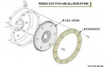 Cat 3116 w.AT-545, flywheel #161-9068.jpg