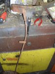 24 Brake pedal and rod assembly before de-rusting etc..jpg