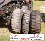2008 1006 tire size comparison, 1100-20 vs goodrich 16-20, P6210152.jpg