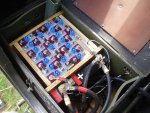 2011 0816 1201 hrs, Tuesday, starting battery with 19ea bb600 cells, 500 amp shunt, crimped cabl.jpg