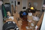 Living room with parts dump # 1