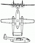 3 view C-119 FLYING BOXCAR.gif