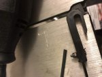 Wiper arm with drilled and attached J piece.jpg Wiper arm with drilled and attached J piece.jpg