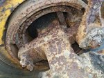 2 Axles 4 brake drums. 8 Brake shoes & etc..jpg