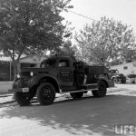 Dodge 1940 VF fire truck Arvin California 1947 Life 2.jpg